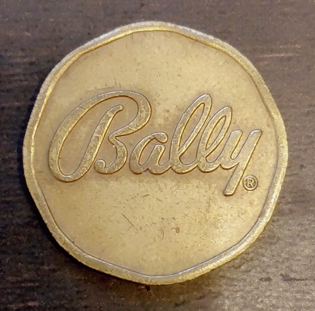 Bally's Tom Foolery token inverse