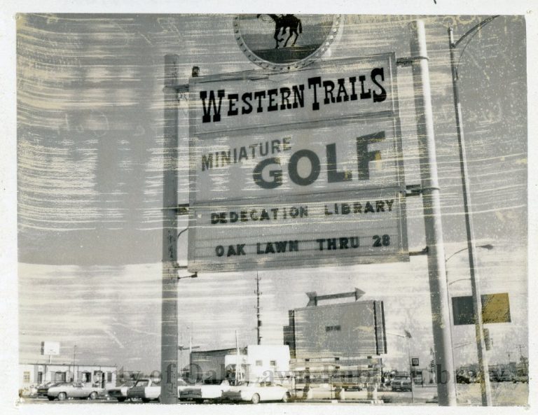 Western Trails Sign May 1972
