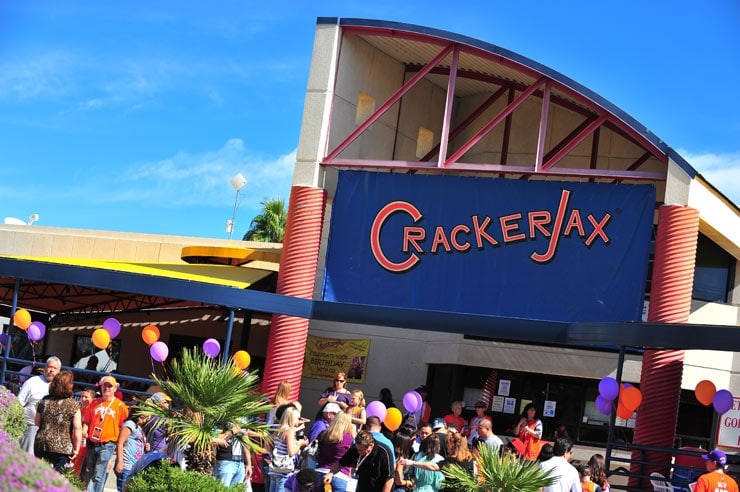 Exterior of CrackerJax Family Fun and Sports Park, Scottsdale, AZ