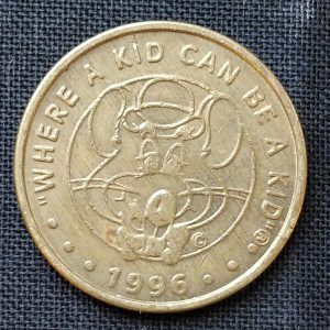 Chuck E. Cheese: 1996 Brass Bowler Hat