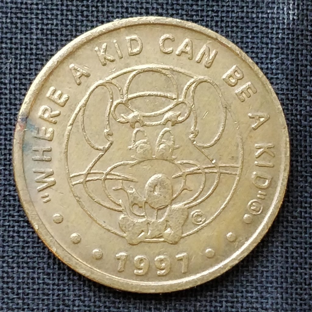 Chuck E. Cheese: 1997 Brass Bowler Hat