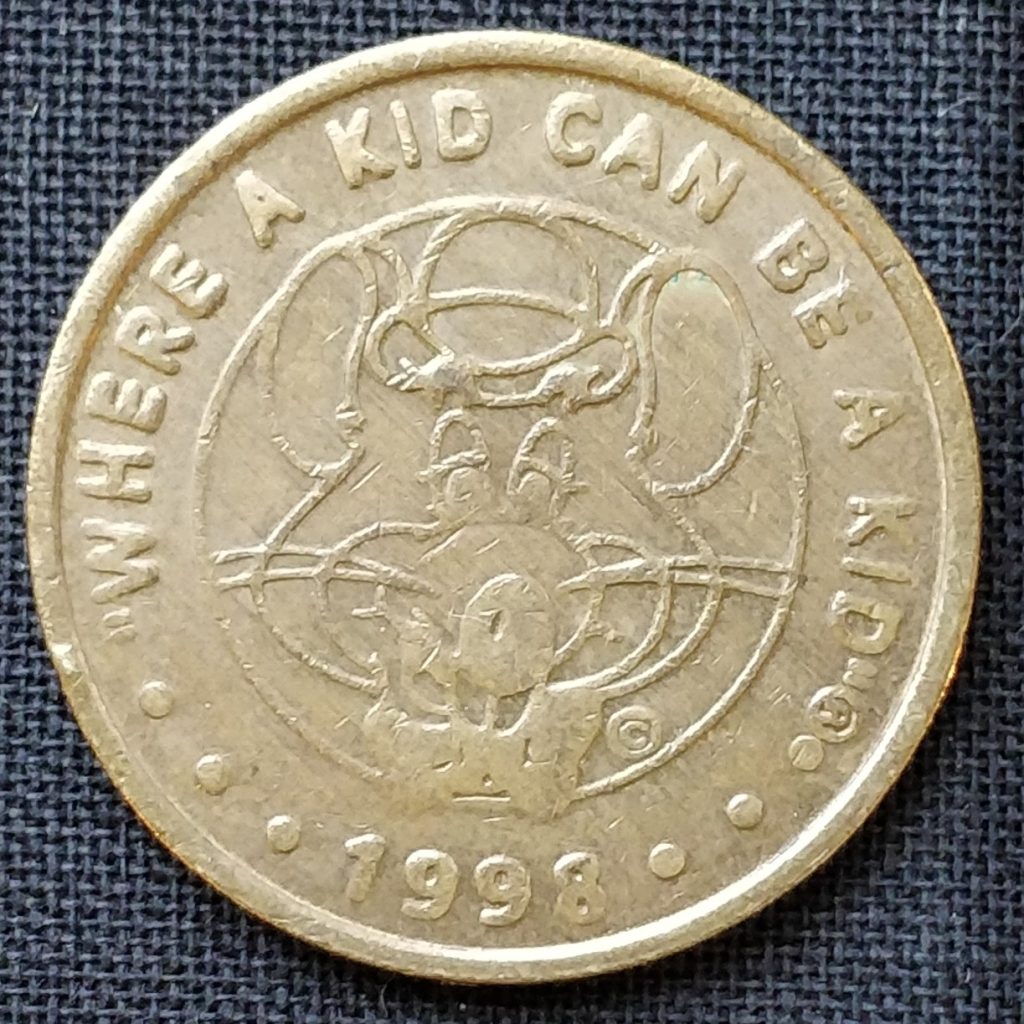 Chuck E. Cheese: 1998 Bowler Hat Brass