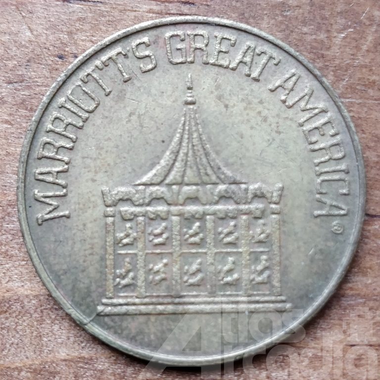 Marriott's Great America: Nickel (brass)