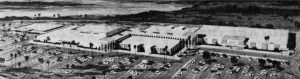A circa-1970 rendering of the prospective Swan City or Lake Parker Mall retail facility from Bob Howard & Associates